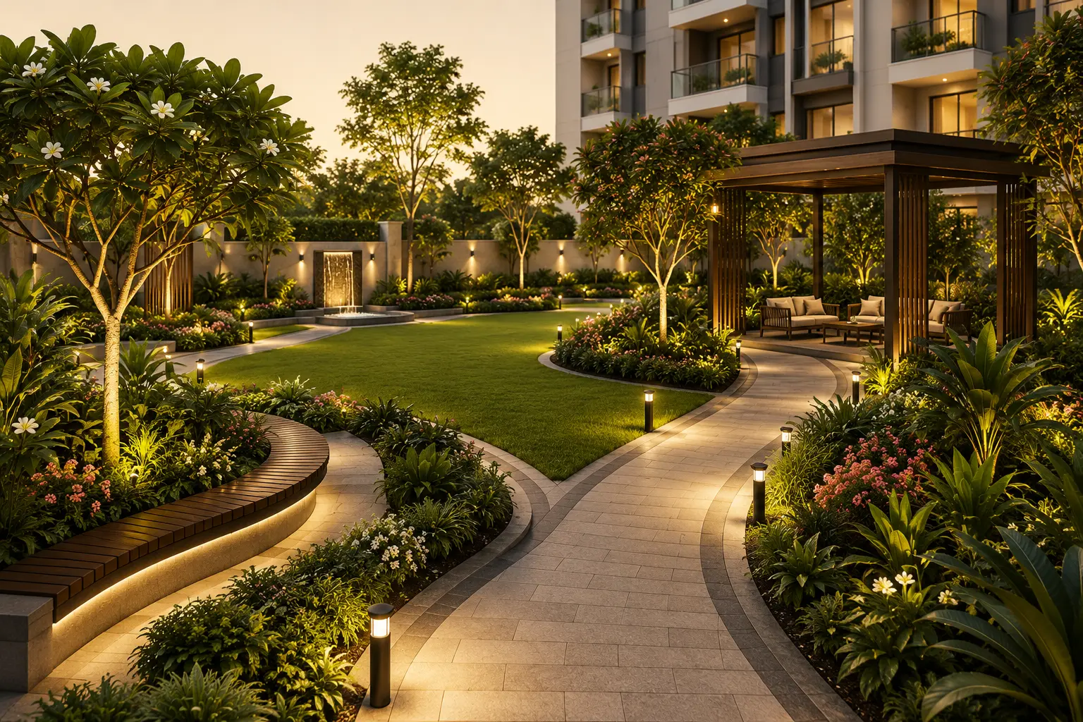 Landscaped Garden