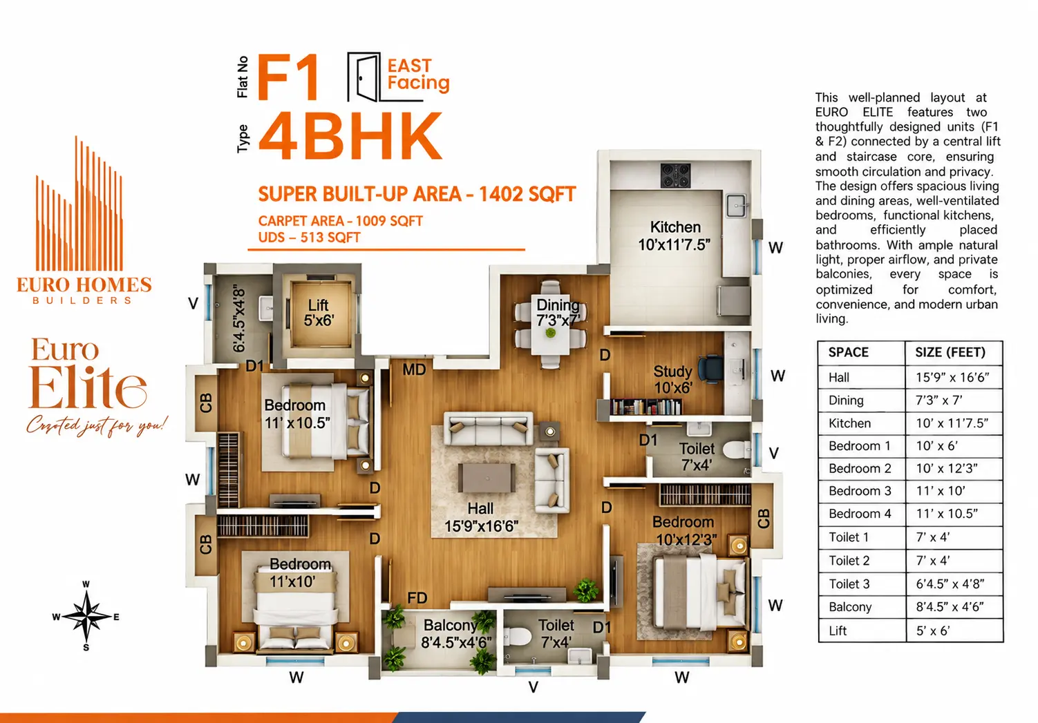 F1 Floor Plan