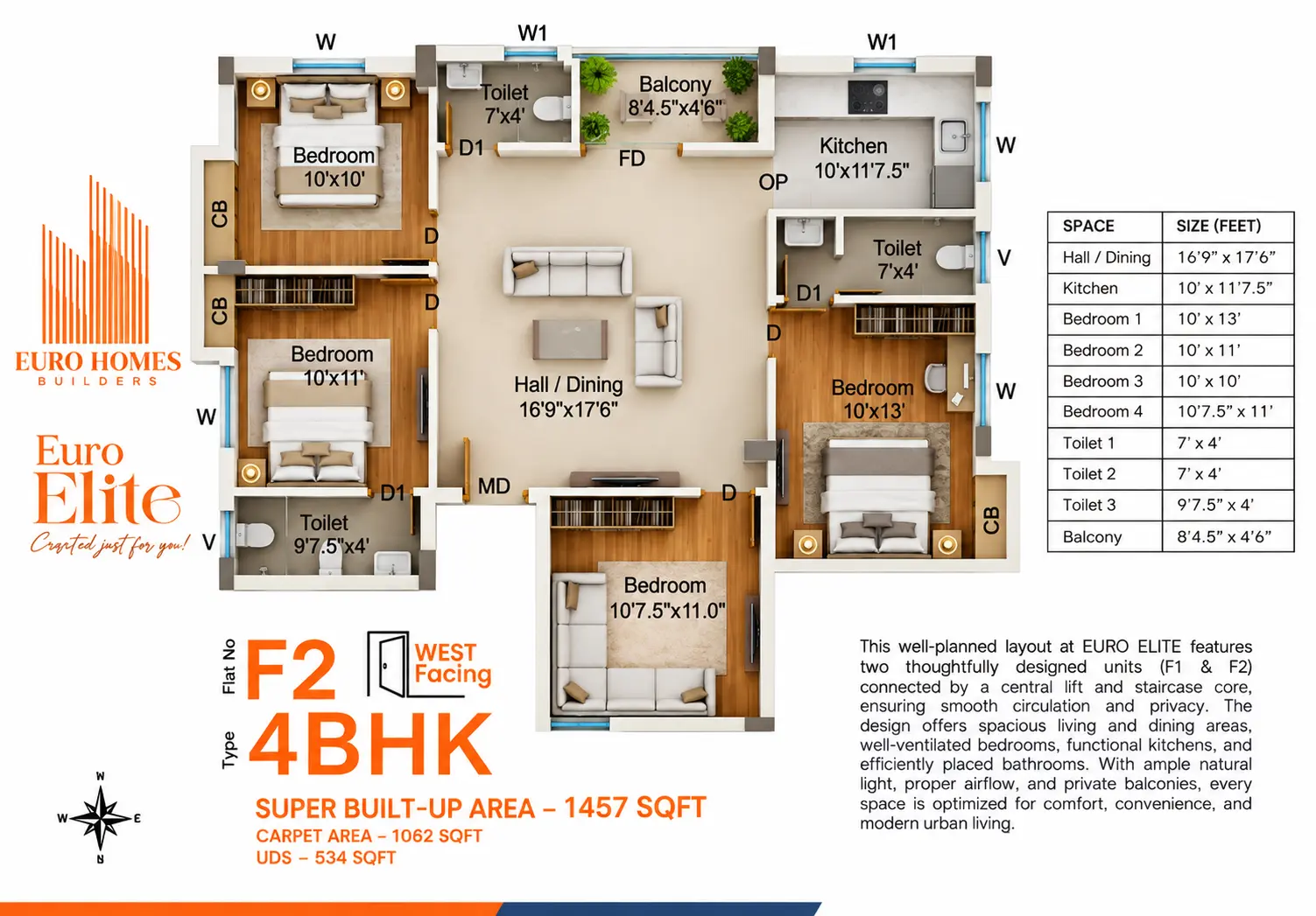 F2 Floor Plan